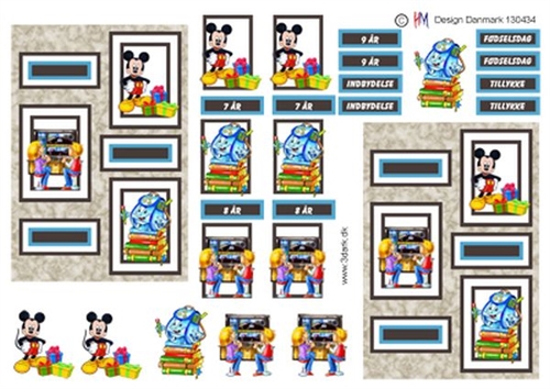  3D Fødselsdag dreng 7-9 år